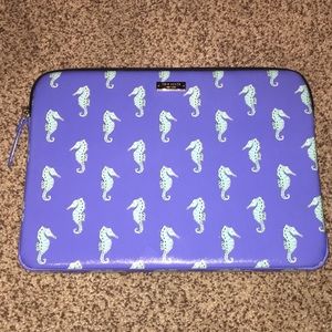 Rare Kate Spade Seahorse Laptop Case